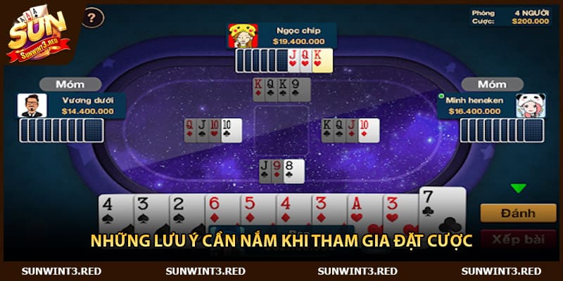 Những lưu ý cần nắm khi tham gia đặt cược